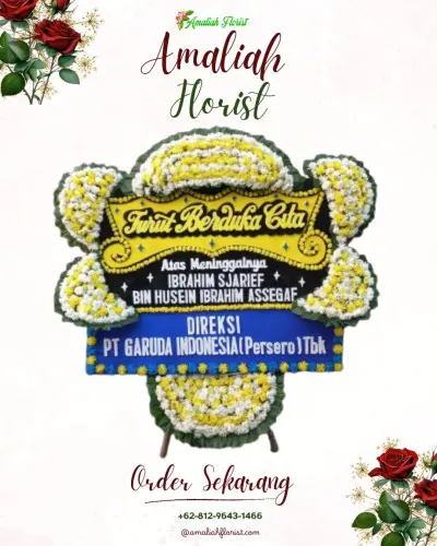 Papan Bunga Duka di Gondangwinangun